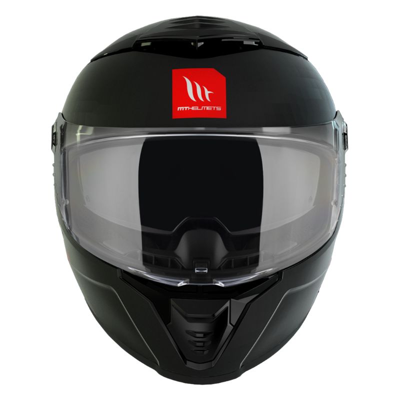 CASCO MT THUNDER 4 SV SOLID MATE NEGRO