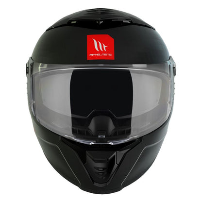 CASCO MT THUNDER 4 SV SOLID MATE NEGRO