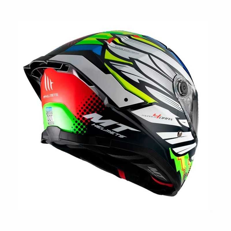 CASCO MT THUNDER 4 SV DRAX AZUL PERLA