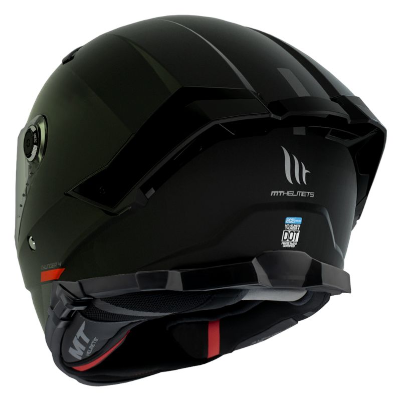 CASCO MT THUNDER 4 SV SOLID MATE NEGRO