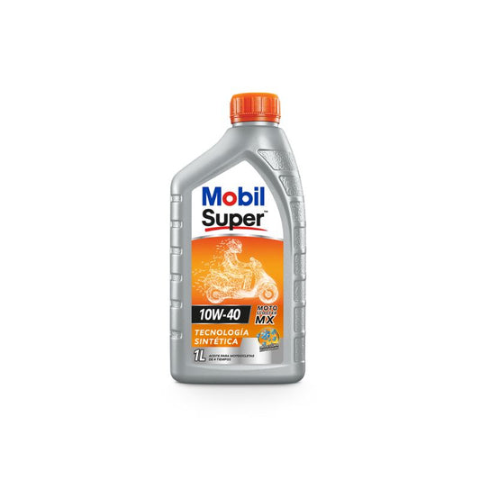 ACEITE MOBIL SUPER 10W40 SCOOTER MX 4T 1L