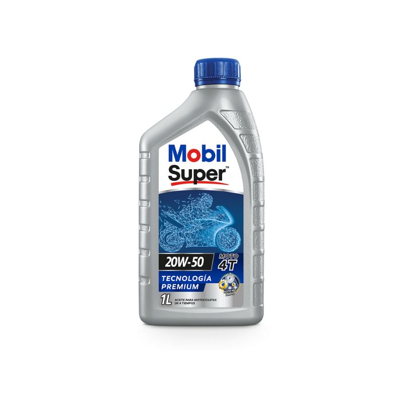 ACEITE MOBIL SUPER 20W50 PREMIUM 4T 1L