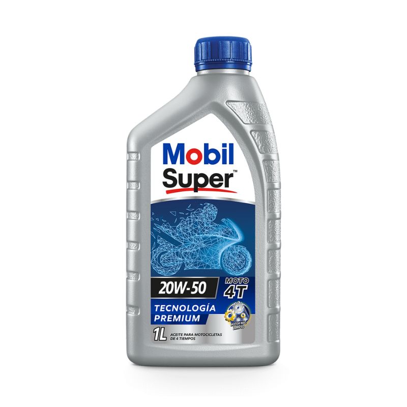 ACEITE MOBIL SUPER 20W50 PREMIUM 4T 1L