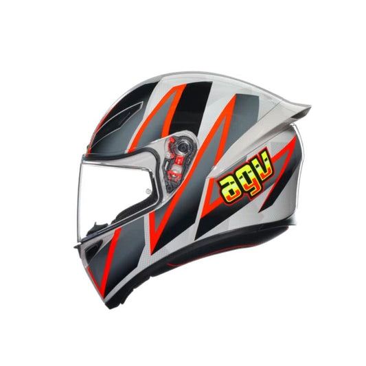 CASCO AGV K1 S BLIPPER GRIS ROJO