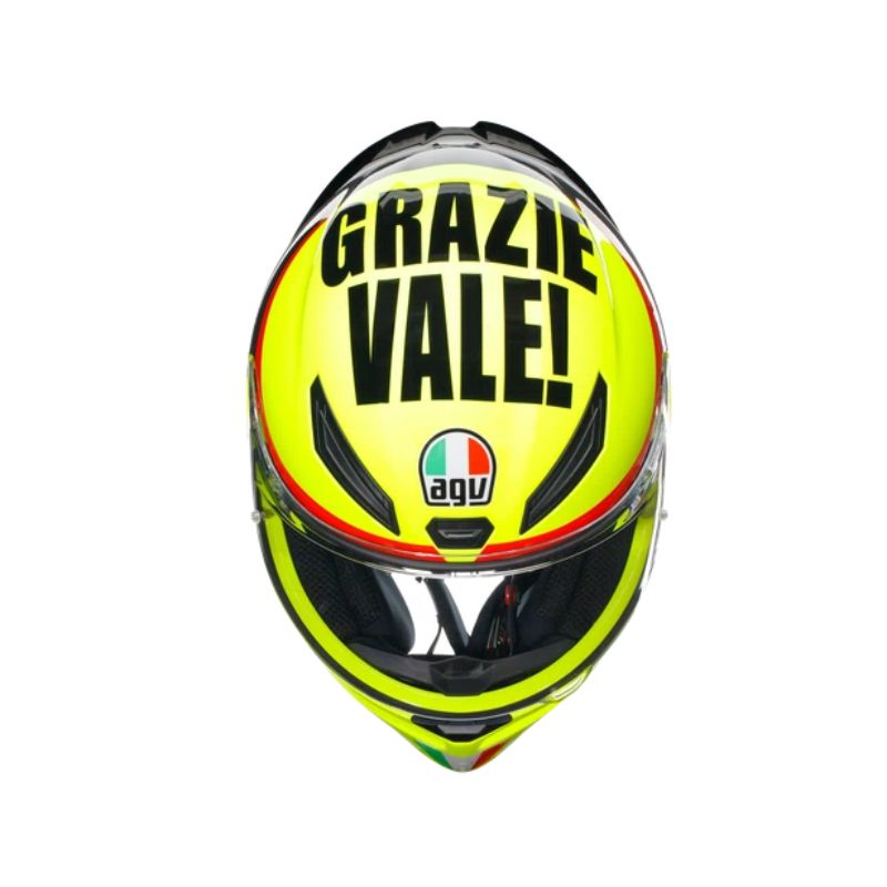 CASCO AGV K1 S GRAZIE VALE BRILLANTE AMARILLO NEON NEGRO