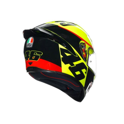 CASCO AGV K1 S GRAZIE VALE BRILLANTE AMARILLO NEON NEGRO