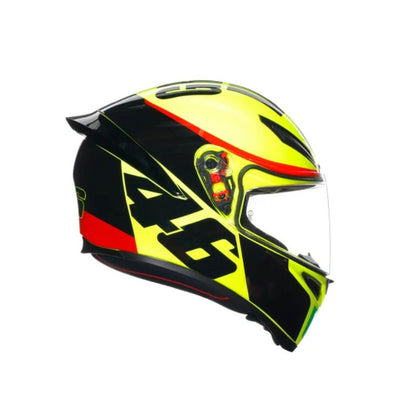 CASCO AGV K1 S GRAZIE VALE BRILLANTE AMARILLO NEON NEGRO