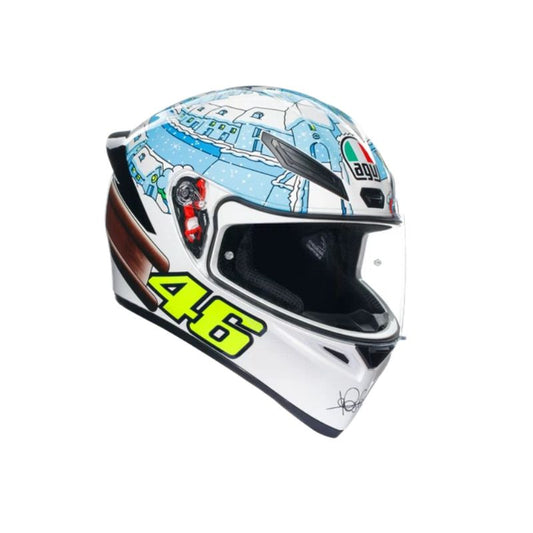 CASCO AGV K1 S ROSSI WINTER TEST 2017