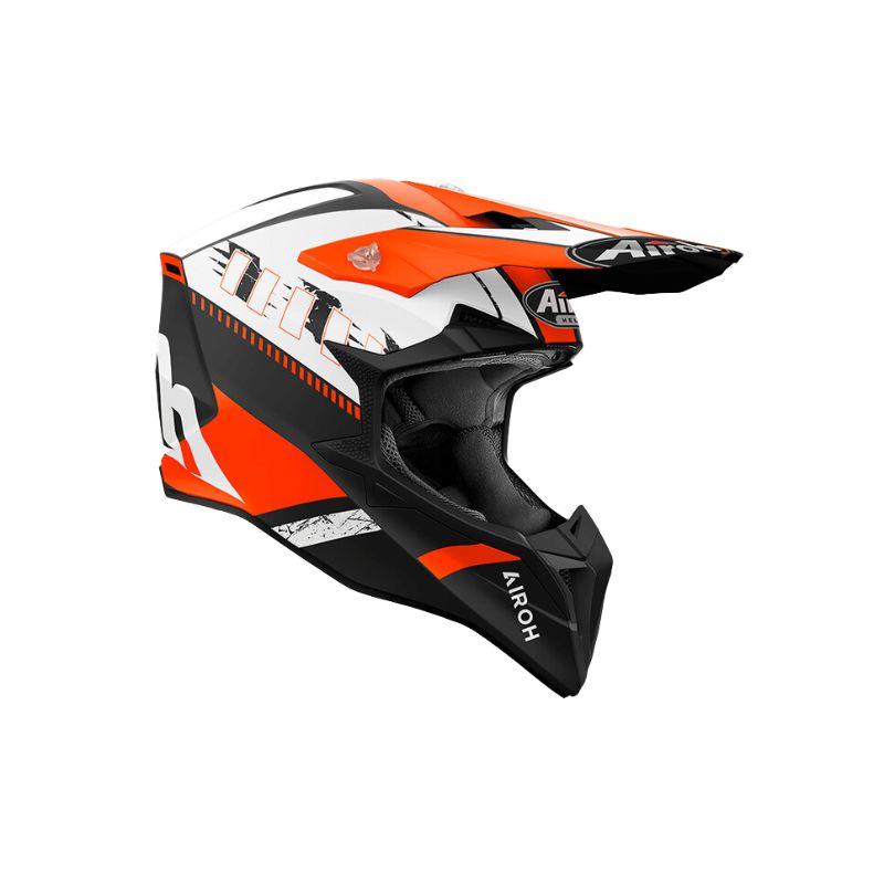 CASCO AIROH WRAAAP FEEL NARANJA