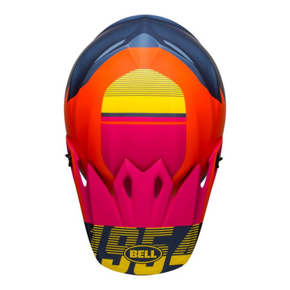 CASCO BELL MX9 MIPS STRIKE MATE AZUL NARANJA