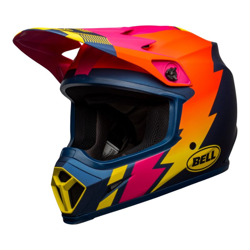 Bell moto Visera Casco MX-9 Azul