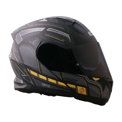 CASCO EDGE CHEKO BATMAN MATE NEGRO