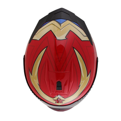 CASCO EDGE EXTREME WONDER WOMAN ROJO