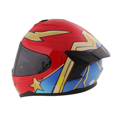 CASCO EDGE EXTREME WONDER WOMAN ROJO