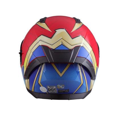 CASCO EDGE EXTREME WONDER WOMAN ROJO