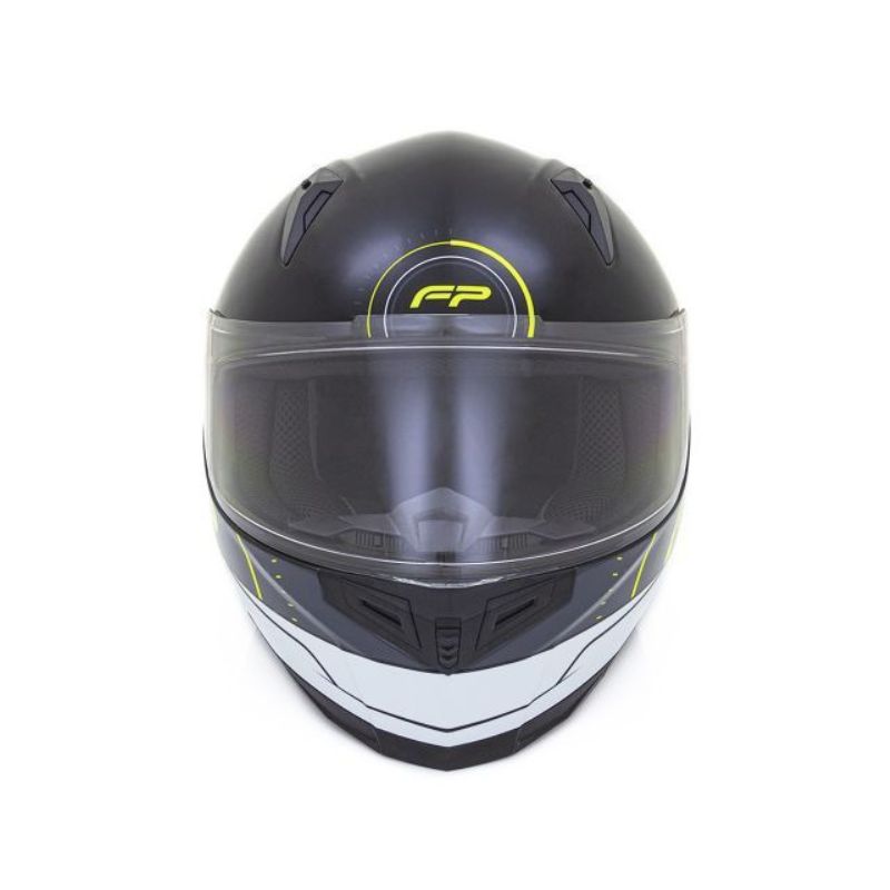 CASCO FIREPARTS IGNITION 863D NEGRO BLANCO AMARILLO NEON