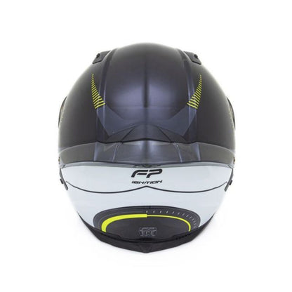 CASCO FIREPARTS IGNITION 863D NEGRO BLANCO AMARILLO NEON