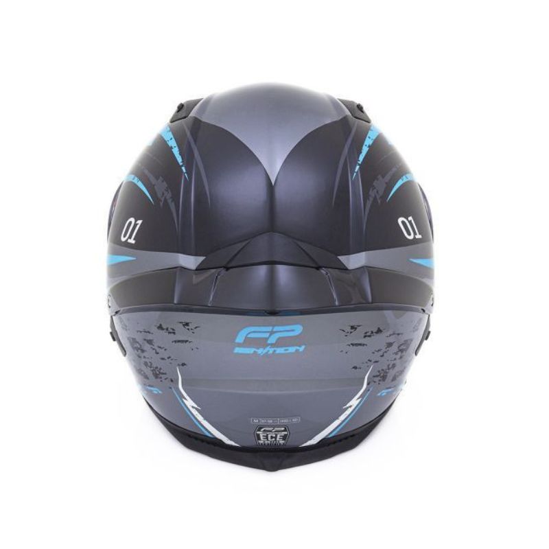 CASCO FIREPARTS IGNITION 863D NEGRO GRIS AZUL