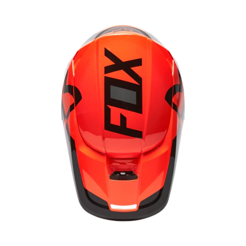 CASCO FOX V1 LUX NARANJA NEGRO