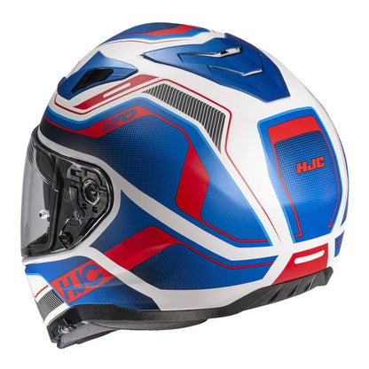 CASCO HJC I70 LONEX MATE AZUL ROJO