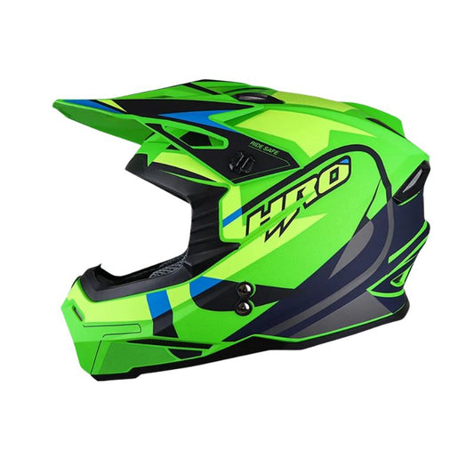 CASCO HRO HRO-MX03 STALL AMARILLO NEON VERDE NEON