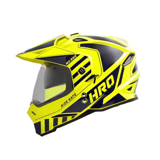 CASCO HRO HRO-MX330DV REX AMARILLO NEON AZUL NAVY