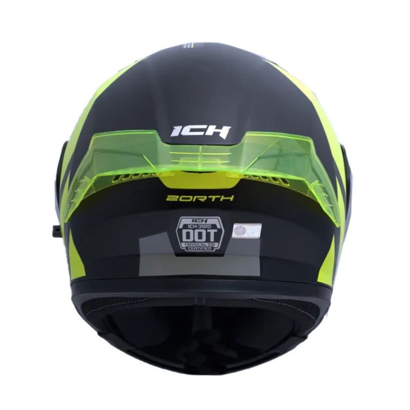 CASCO ICH ICH-3120DV ZORTH NEGRO AMARILLO NEON