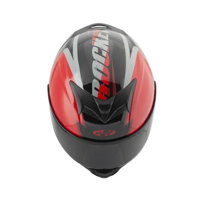 CASCO JOE ROCKET RKT-100 ATOMIC 3.0 ROJO NEGRO