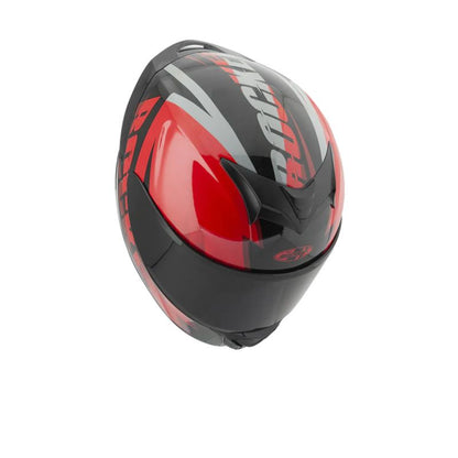 CASCO JOE ROCKET RKT-100 ATOMIC 3.0 ROJO NEGRO