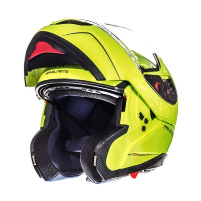 CASCO MT ATOM SV SOLID AMARILLO NEON