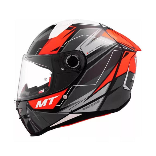 CASCO MT REVENGE 2S XAVI VIERGE ROJO NEON