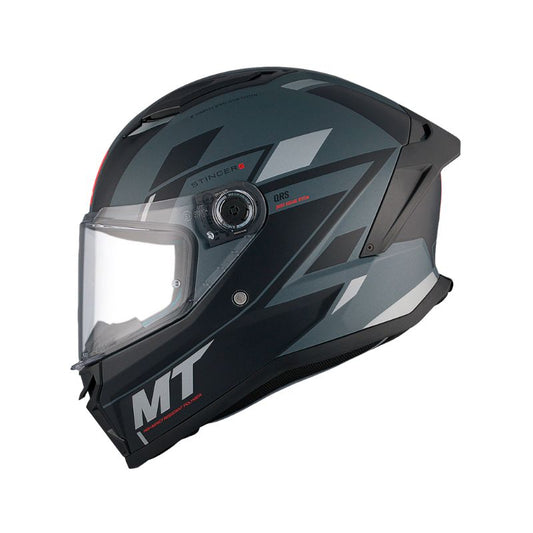 CASCO MT STINGER 2 ZIVZE MATE GRIS C2