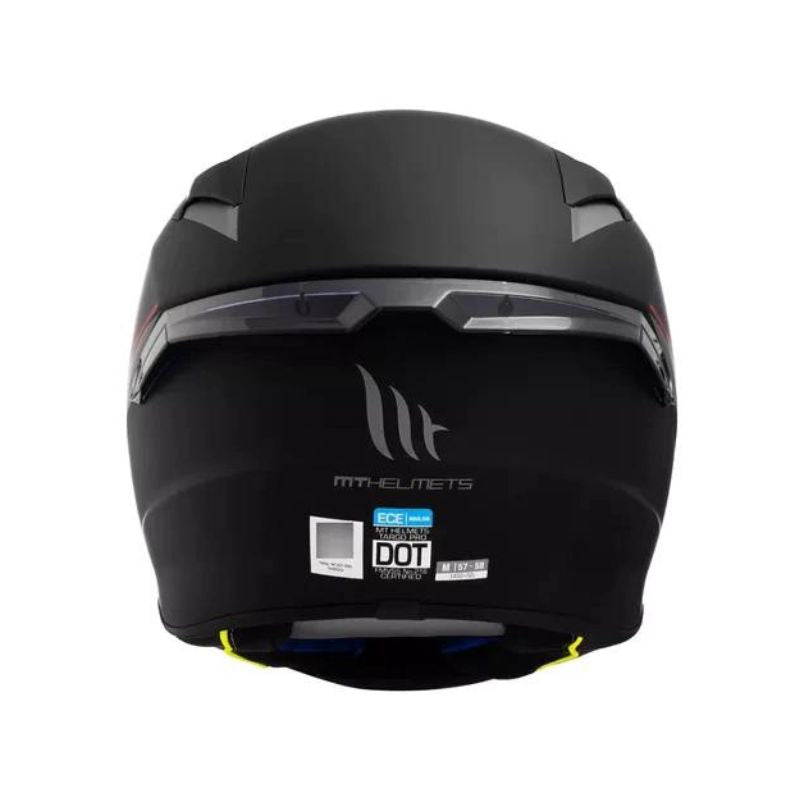 CASCO MT TARGO PRO SOLID MATE NEGRO