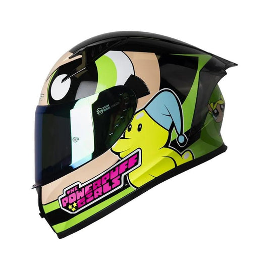 CASCO SHAFT SH-526SP BELLOTA VERDE CLARO VERDE VISOR IRIDIUM