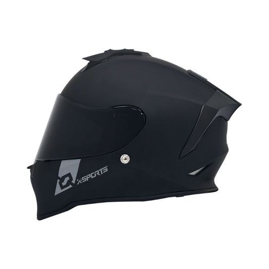 CASCO X-SPORTS V151 SOLID MATE NEGRO