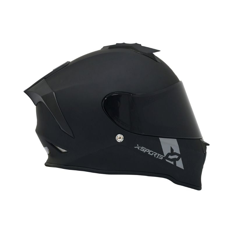 CASCO X-SPORTS V151 SOLID MATE NEGRO