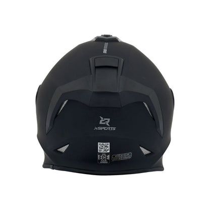 CASCO X-SPORTS V151 SOLID MATE NEGRO