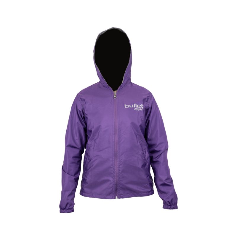 CHAQUETA BULLET DUAL MORADA REFLECTIVA DOBLEFAZ