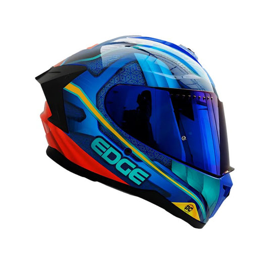 CASCO EDGE EXTREME SUPERMAN AZUL