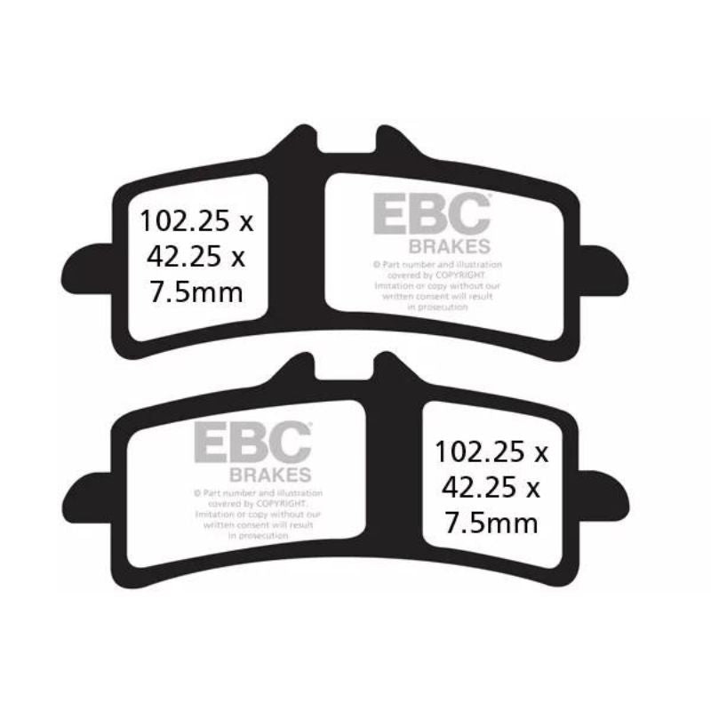 PASTILLA DE FRENO EBC FA447HH