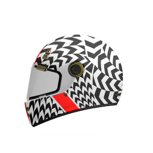 CASCO MT JARAMA PSYCHO BLANCO