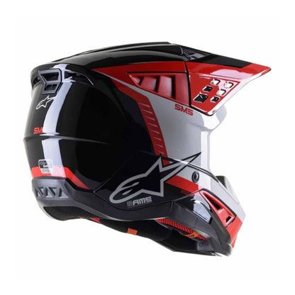 CASCO ALPINESTARS SM5 BEAM GRIS ROJO