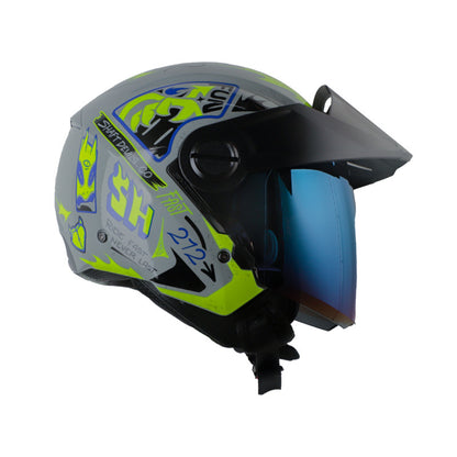 CASCO SHAFT SH-212 MISCHIEVOUS GRIS AMARILLO NEON IRIDIUM