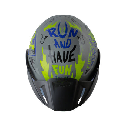 CASCO SHAFT SH-212 MISCHIEVOUS GRIS AMARILLO NEON IRIDIUM