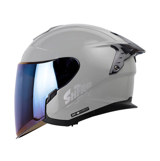 CASCO SHAFT SH-240DV PRO SOLID GRIS NARDO NEGRO VISOR IRIDIUM