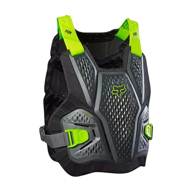 PECHERA FOX RACEFRAME ROOST GRIS VERDE NEON