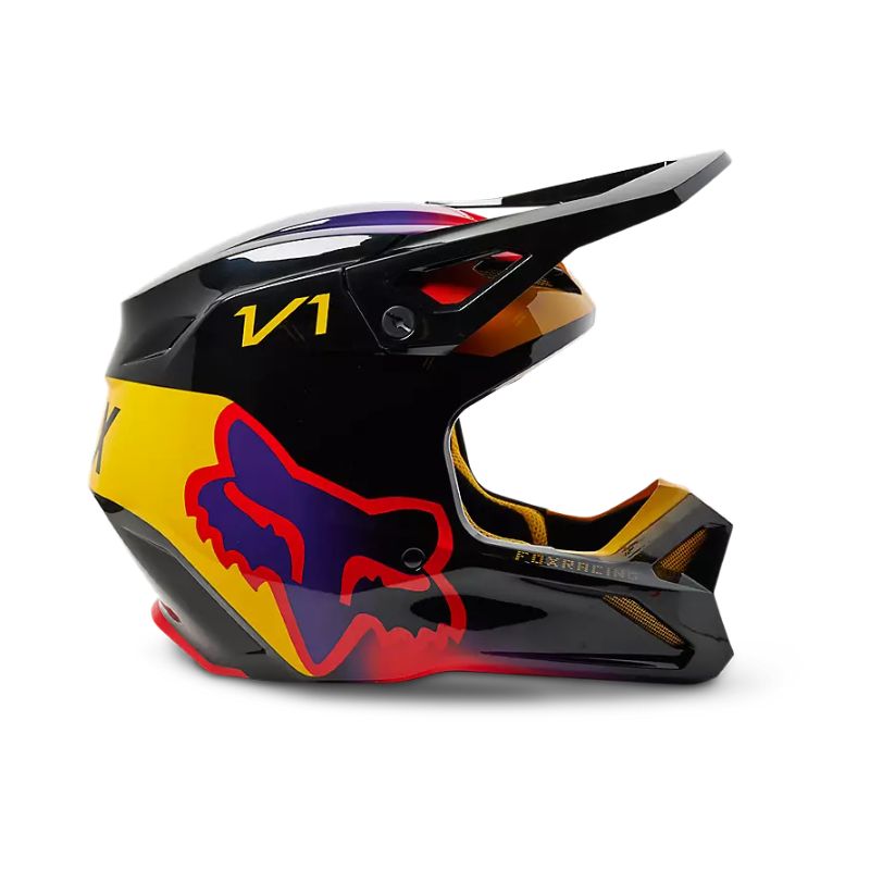CASCO FOX V1 TOXSYK NEGRO American Motos